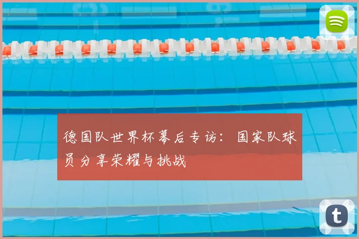 德国队世界杯幕后专访：国家队球员分享荣耀与挑战